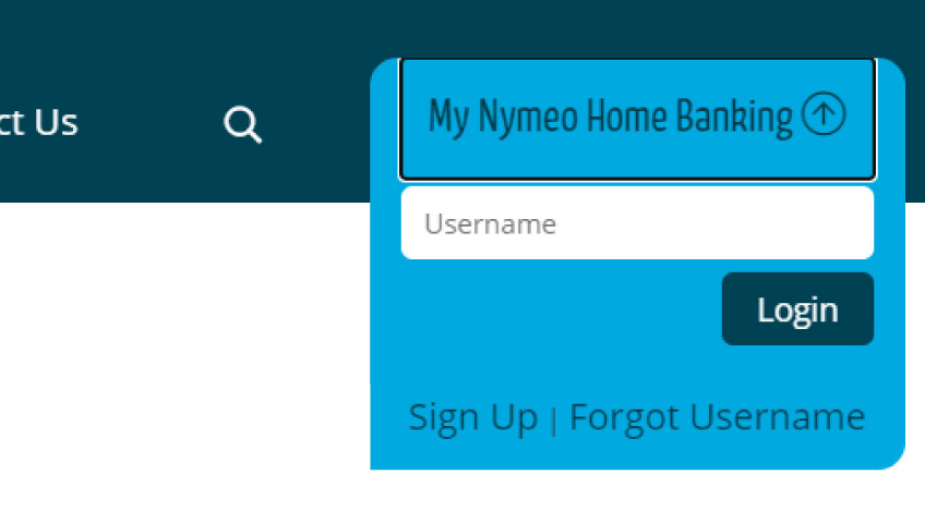 Nymeo Online banking
