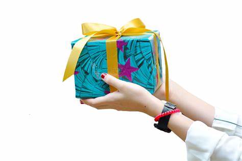 A Person giving a gift