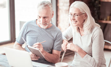 elder couple enjoying time together