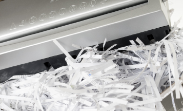 Are you shredding or throwing away?