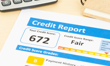 credit score display