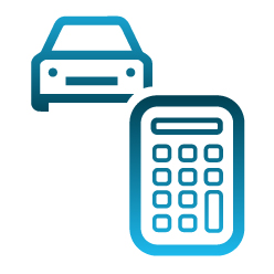 auto loan calculator icon