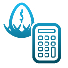 retirement loan calculator icon